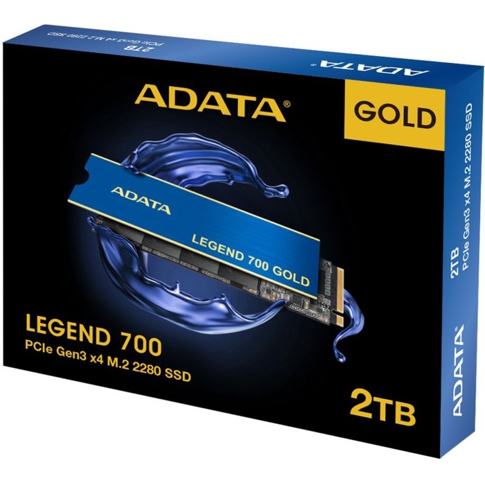 Накопитель SSD A-Data PCIe 3.0 x4 2TB SLEG-700G-2TCS-S48 Legend 700 Gold M.2 2280 - фото 51589662