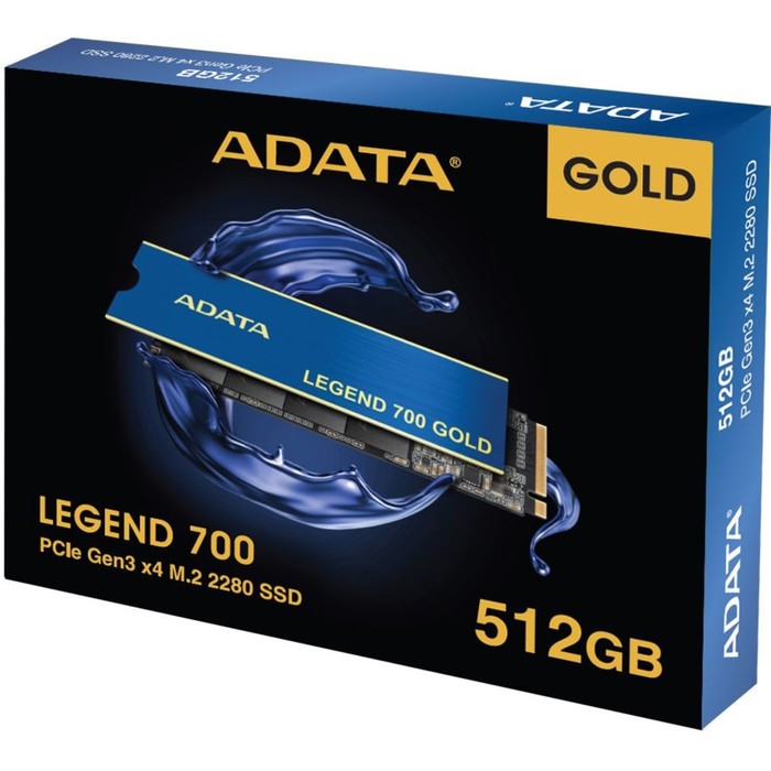 Накопитель SSD A-Data PCIe 3.0 x4 512GB SLEG-700G-512GCS-SH7 Legend 700 Gold M.2 2280 - фото 51589669