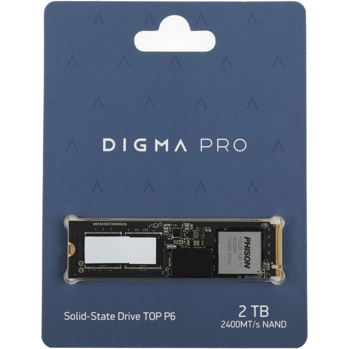 Накопитель SSD Digma Pro PCIe 5.0 x4 2000GB DGPST5002TP6T4 Top P6 M.2 2280 - фото 51589887