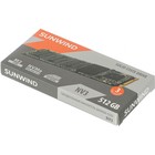 Накопитель SSD SunWind PCIe 3.0 x4 512GB SWSSD512GN3T NV3 M.2 2280 - фото 51590033
