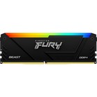 Память DDR4 16GB 2666MHz Kingston KF426C16BB12A/16 Fury Beast RGB RTL Gaming PC4-21300 CL16   106500 - Фото 1