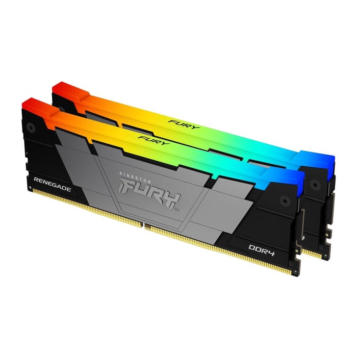 Память DDR4 2x32GB 3200MHz Kingston KF432C16RB2AK2/64 Fury Renegade RGB RTL Gaming PC4-2560   106500 - фото 51590131