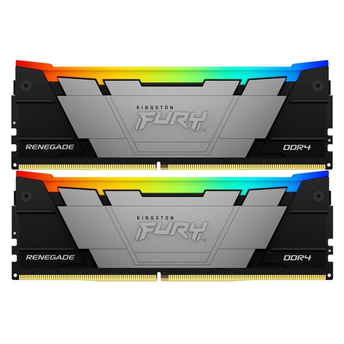 Память DDR4 2x8GB 3600MHz Kingston KF436C16RB2AK2/16 Fury Renegade RGB RTL Gaming PC4-28800   106500 - Фото 1