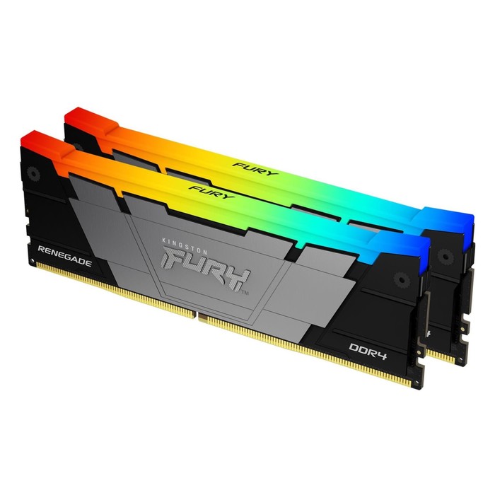 Память DDR4 2x8GB 3600MHz Kingston KF436C16RB2AK2/16 Fury Renegade RGB RTL Gaming PC4-28800   106500 - фото 51590155