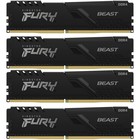 Память DDR4 4x32GB 3200MHz Kingston KF432C16BBK4/128 Fury Beast Black RTL Gaming PC4-25600   1065010 10650104 - фото 180889