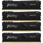 Память DDR4 4x8GB 3200MHz Kingston KF432C16BBK4/32 Fury Beast Black RTL Gaming PC4-25600 CL   106501 - Фото 1