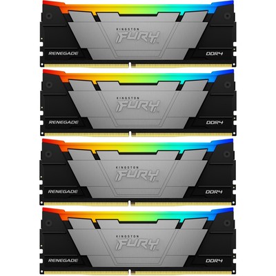 Память DDR4 4x8GB 3200MHz Kingston KF432C16RB2AK4/32 Fury Renegade RGB RTL Gaming PC4-25600   106501