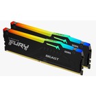 Память DDR5 2x16GB 6000MHz Kingston KF560C36BBEAK2-32 Fury Beast Black RGB RTL Gaming PC5-4 106502 - фото 51590516 Память DDR5 2x16GB 6000MHz Kingston KF560C36BBEAK2-32 Fury Beast Black RGB RTL Gaming PC5-4 106502 - фото 51590516