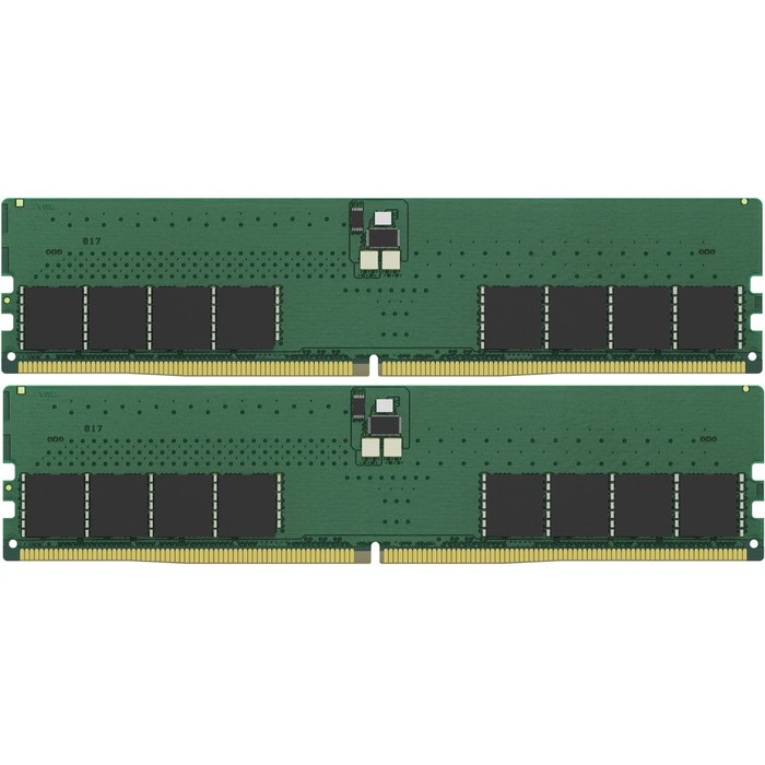 Память DDR5 2x32GB 5600MHz Kingston KVR56U46BD8K2-64 Valueram RTL PC5-44800 CL46 DIMM 288-p   106502 - Фото 1