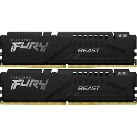 Память DDR5 2x8GB 4800MHz Kingston KF548C38BBK2-16 Fury Beast Black RTL Gaming PC5-38400 CL   106502