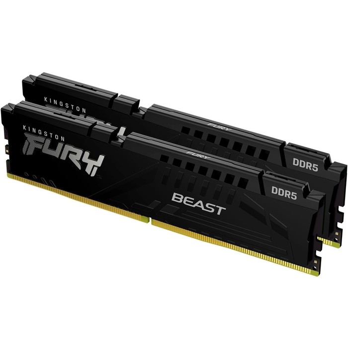 Память DDR5 2x8GB 4800MHz Kingston KF548C38BBK2-16 Fury Beast Black RTL Gaming PC5-38400 CL   106502 - фото 51590576