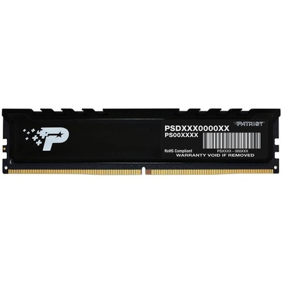 Память DDR5 16GB 4800MHz Patriot PSP516G480081H1 Signature Premium RTL PC5-38400 CL40 DIMM   1065029