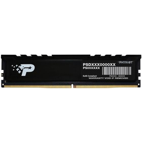 Память DDR5 16GB 5200MHz Patriot PSP516G520081H1 Signature Premium RTL PC5-41600 CL42 DIMM   1065029