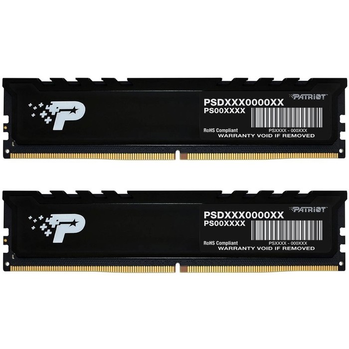 Память DDR5 2x16GB 4800MHz Patriot PSP532G4800KH1 Signature Premium RTL PC5-38400 CL40 DIMM   106503