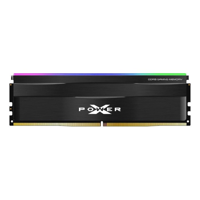 Память DDR5 32GB 5200MHz Silicon Power SP032GXLWU520FSF Xpower Zenith RGB RTL Gaming PC5-44   106503 - Фото 1