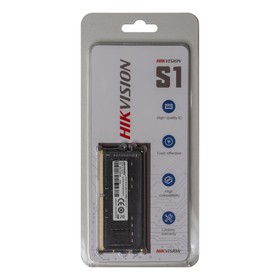Память DDR4 16GB 2666MHz Hikvision HKED4162DAB1D0ZA1 16G RTL PC4-21300 CL19 SO-DIMM 260-pin   106503