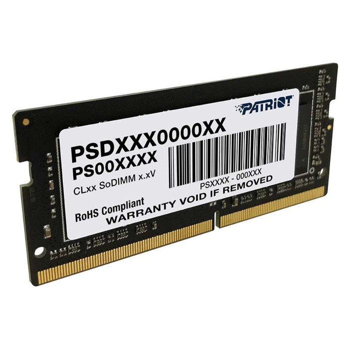 Память DDR4 16GB 2400MHz Patriot PSD416G240081S Signature RTL PC4-19200 CL17 SO-DIMM 260-pi   106504 - фото 51591108