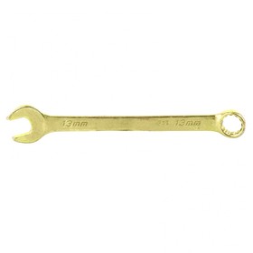 Ключ комбинированный Сибртех 14979, желтый цинк, 13 мм