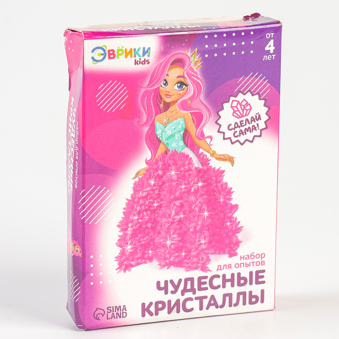 УЦЕНКА Набор для опытов «Чудесные кристаллы», принцесса - Фото 1