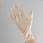 Перчатки хозяйственные латексные, размер S, 10 шт, цвет белый - Фото 5