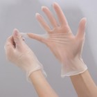 Перчатки хозяйственные виниловые Доляна, размер M, 10 шт/уп (5 пар) - Фото 2