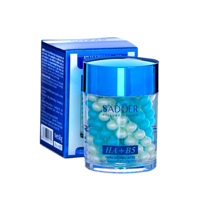 Питательный крем для глаз SADOER с гиалуроновой кислотой и витамином В5, 60 г - Фото 1