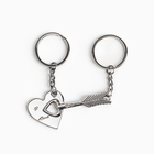 Брелок для ключей парный, «Беру твое сердечко в заложники», металл, 9 х 14 см - Фото 3