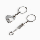 Брелок для ключей парный, «Беру твое сердечко в заложники», металл, 9 х 14 см - Фото 5