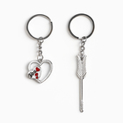 Брелок для ключей парный, «Ты моя булочка», металл, 9 х 14 см - Фото 4