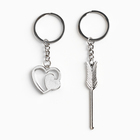 Брелок для ключей парный, «Ты моя булочка», металл, 9 х 14 см - Фото 6