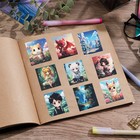 Наклейки детские бумажные, набор,  10 листов  «Аниме», 11 х 15.5 см - фото 24576218