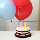 Свечи для торта (6 шт.) + воздушные шары (5 шт.), МИКС - Фото 2