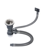 Кухонная мойка ZEIN M02, S=3.0 и 0.7 мм, смеситель, корзины, разделочная доска, сифон, графит - Фото 52