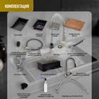 Кухонная мойка ZEIN M02, S=3.0 и 0.7 мм, смеситель, корзины, разделочная доска, сифон, графит - Фото 16
