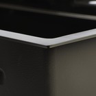 Кухонная мойка ZEIN M03, S=3.0 и 0.7 мм, смеситель, корзины, разделочная доска, сифон, графит - Фото 28