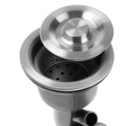Кухонная мойка ZEIN M03, S=3.0 и 0.7 мм, смеситель, корзины, разделочная доска, сифон, графит 9932021 - фото 13818023