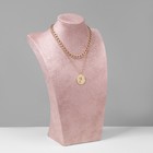 Бюст для украшений QF, 20.5×12×34 см, h=34 см, розовый - Фото 5