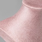 Бюст для украшений QF, 20.5×12×34 см, h=34 см, розовый - Фото 4