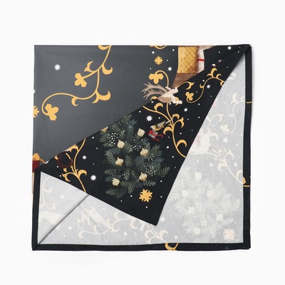 Скатерть новогодняя «Этель» Fairy tale, 150×220 см ±3 см с ВГМО, 100% хлопок, саржа 190 г/м²