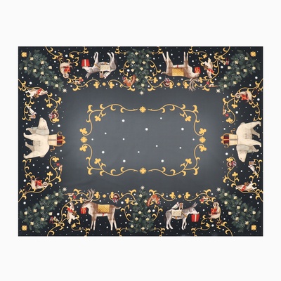 Скатерть новогодняя «Этель» Fairy tale, 150×220 см ±3 см с ВГМО, 100% хлопок, саржа 190 г/м²