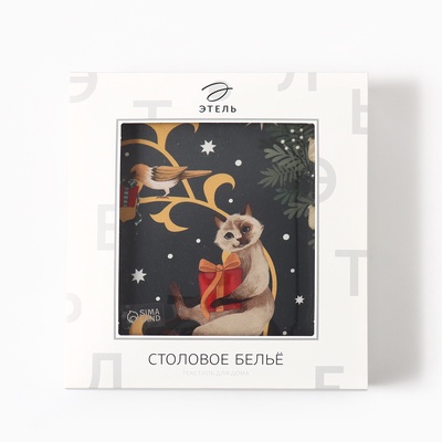 Скатерть новогодняя «Этель» Fairy tale, 150×220 см ±3 см с ВГМО, 100% хлопок, саржа 190 г/м²