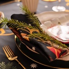 Набор новогодний «Этель» Fairy tale: скатерть 150×220 см ±3 см, с ВГМО, салфетка 40×40 см-12 шт., 100% хлопок - Фото 5