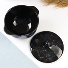 Пельменница «Борисовская», 2 л, 19×12 см, вуаль, чёрная 10571841