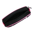 Рюкзак школьный 35 x 26 x 14см, эргономичная спинка, Across 178, черный/розовый - фото 24639430