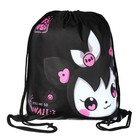 Рюкзак школьный 35 x 26 x 14см, эргономичная спинка, Across 178, черный/розовый - фото 24639431