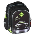 Рюкзак школьный 40х33х15см, эргономичная спинка, Across 410, серый/зеленый - Фото 2