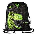 Рюкзак школьный 40х33х15см, эргономичная спинка, Across 410, серый/зеленый - фото 24639453