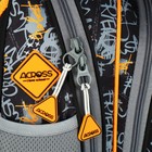 Рюкзак школьный 40х33х15см, эргономичная спинка, Across 410, серый/желтый - Фото 9