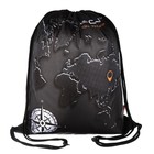 Рюкзак школьный 40х33х15см, эргономичная спинка, Across 410, черный/оранжевый - фото 24639485