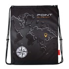 Рюкзак школьный 40х33х15см, эргономичная спинка, Across 410, черный/оранжевый - фото 24639486